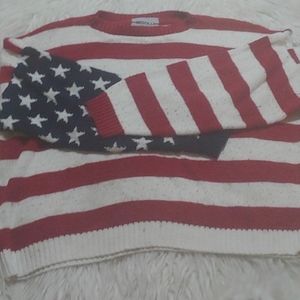 American Flag Sweater